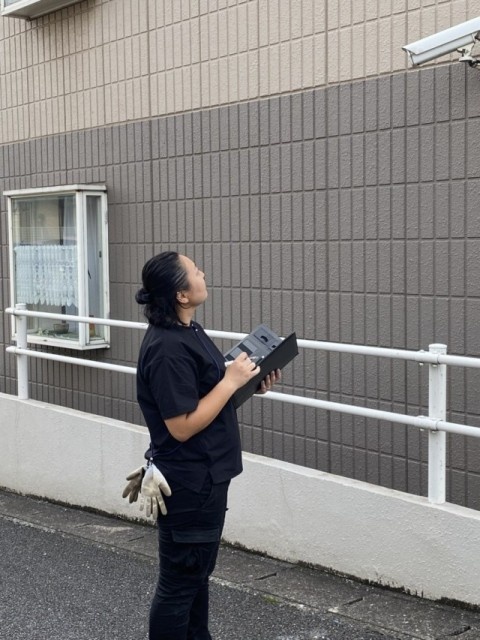 建物点検の様子