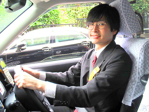 タクシードライバーさんの運転風景