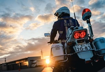 富山県警白バイ
