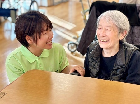 介護施設での談話風景