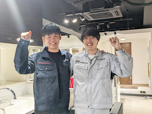 男性スタッフ2名