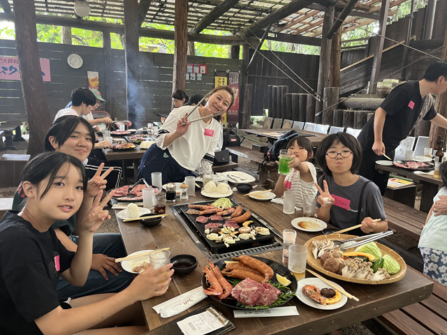 バーベキューの写真