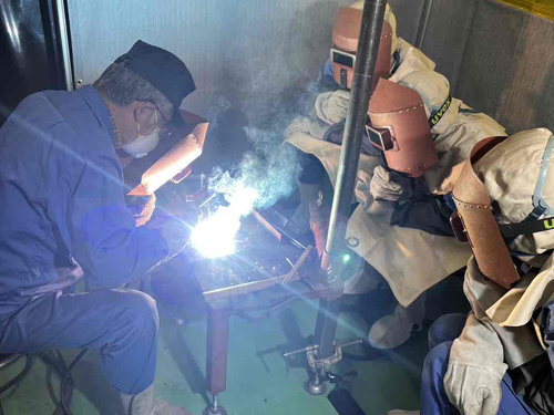 大阪富士工業 研修の様子