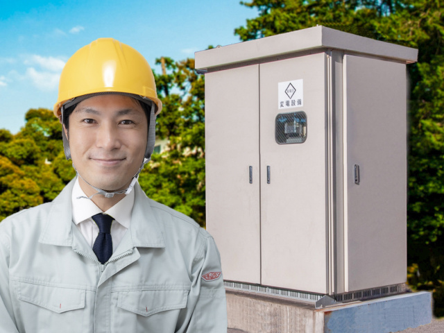 男性作業員の写真