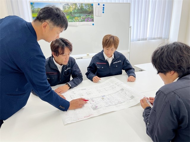 社内ミーティング中