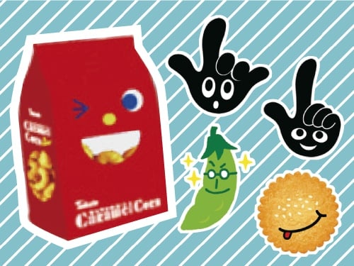 株式会社東ハトの商品パッケージにいるキャラクターイラストの画像