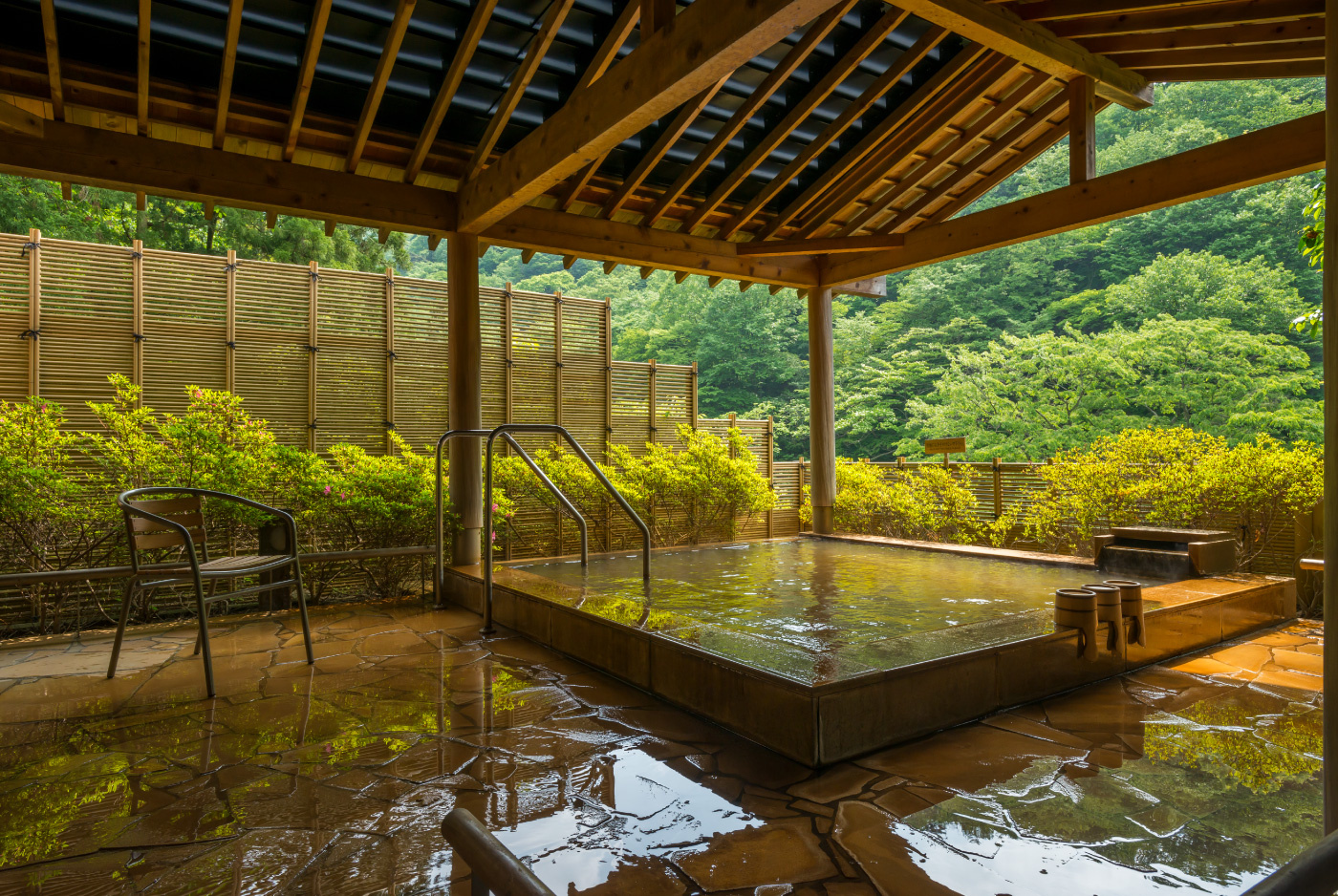 温泉風景