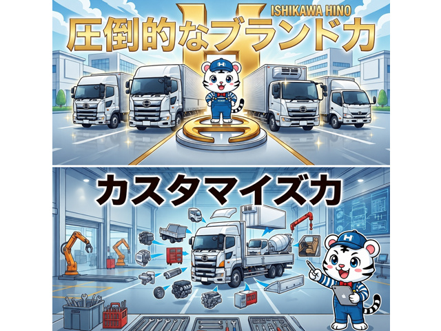 圧倒的なブランド力・カスタマイズ力_石川日野自動車