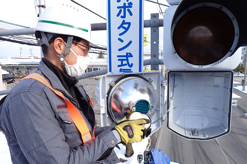 交通信号機等保守業務の写真