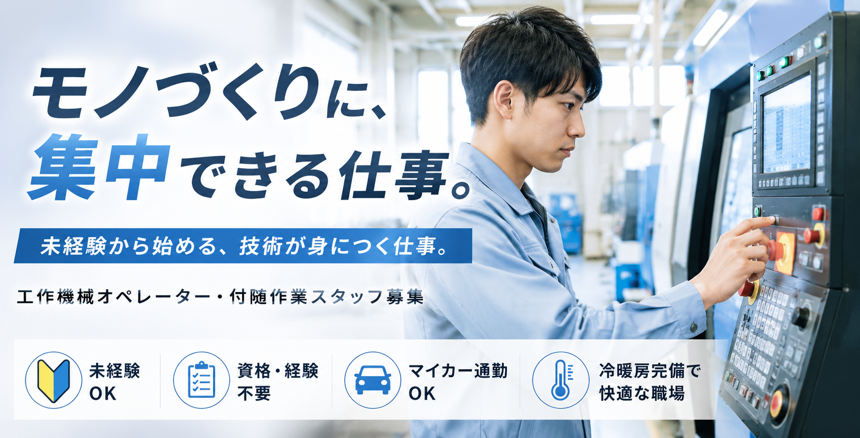 機械工作オペレーターおよび付随業務