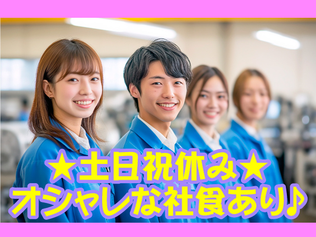 ★土日祝休み★　オシャレな社食あり♪