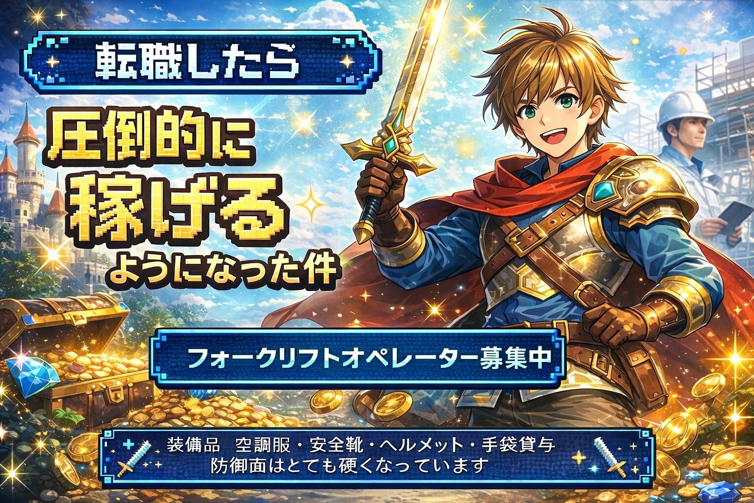 フォークリフトオペレーター募集