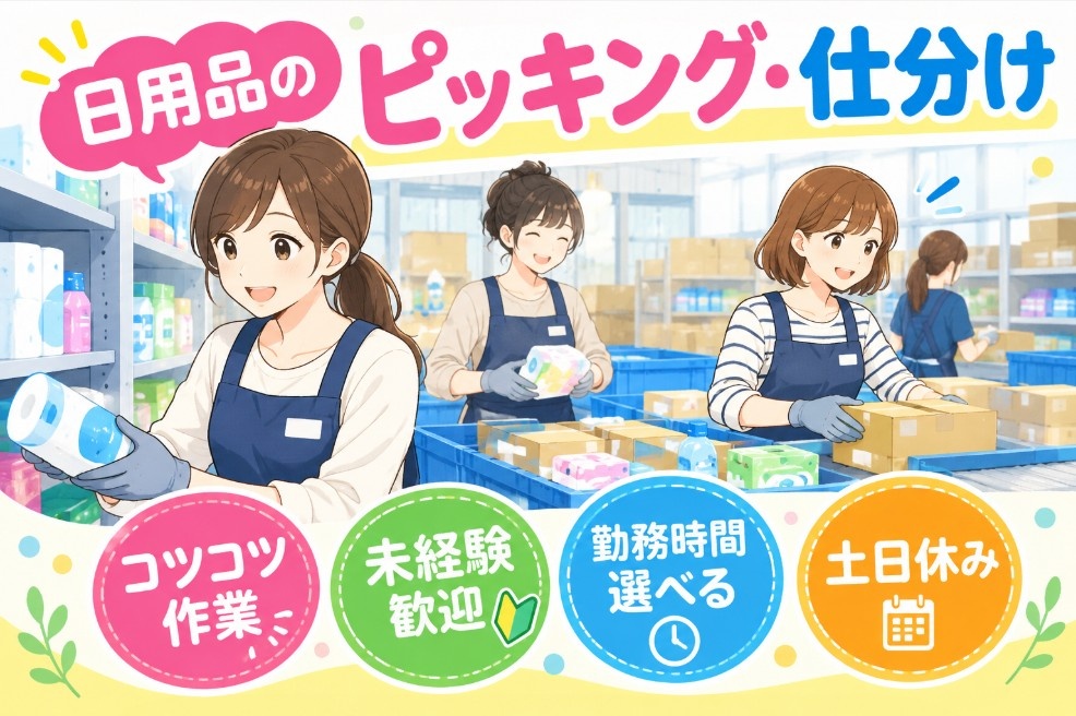倉庫内ピッキング作業