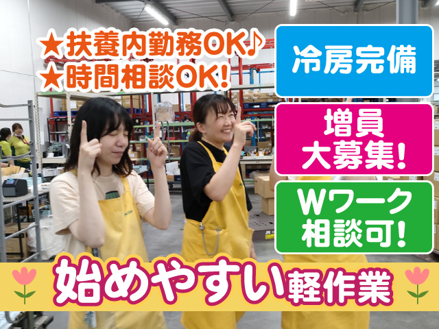 軽作業 女性スタッフ