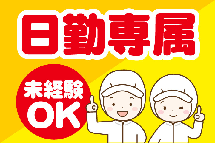 日勤専属！未経験OK