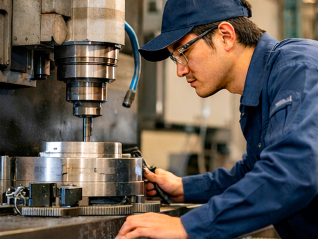 工場でのスタッフの作業風景