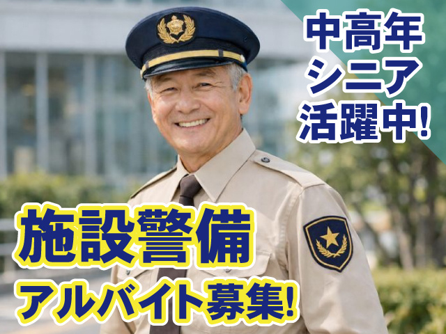 くまぴあ警備・中高年シニア活躍中※写真はアイル様で作成したAI画像です