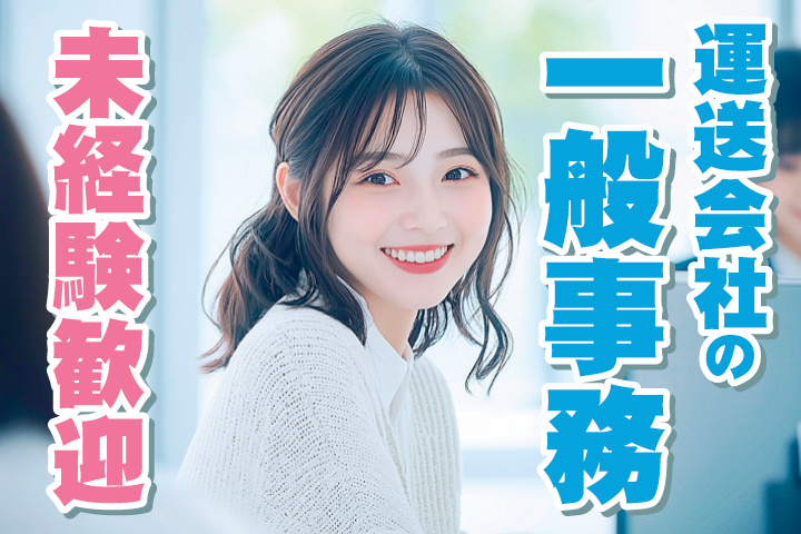 運送会社の一般事務／未経験歓迎