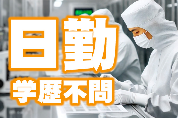 日勤！学歴不問