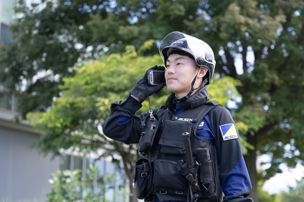 機械警備スタッフの写真