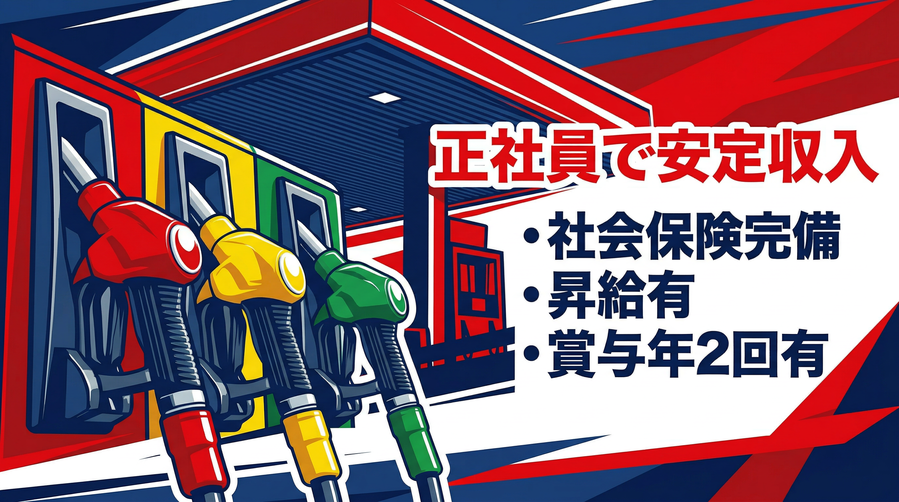 正社員　ガソリンスタンド