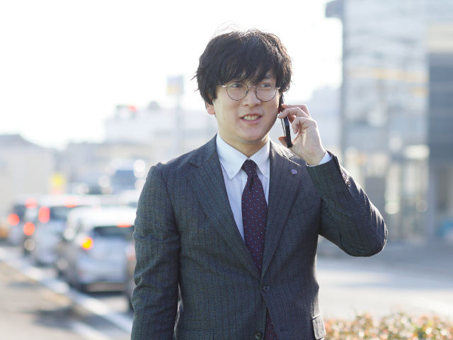 当社三和ゴム工業の営業スタッフ