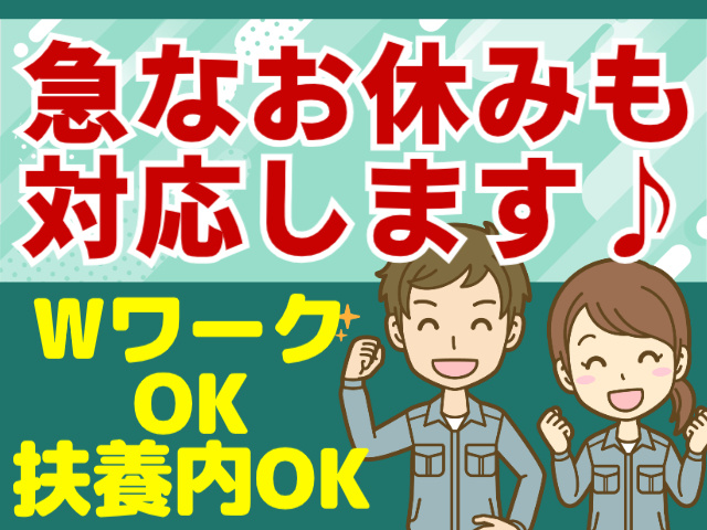 食品関係の仕分け作業スタッフ