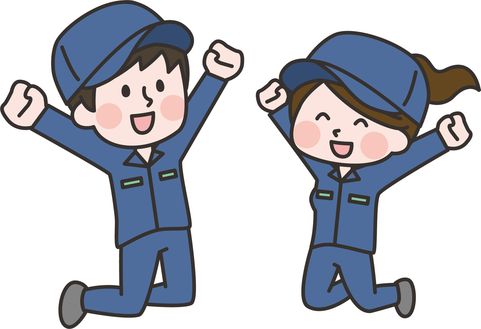 製造スタッフ　イラスト