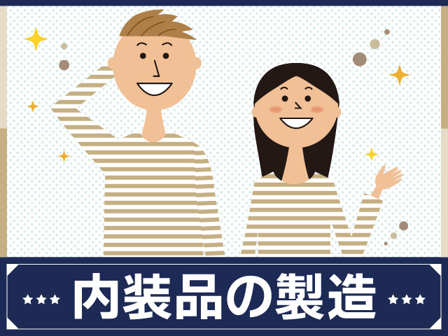 男女　内装品の製造