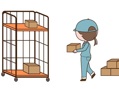 仕分け・出荷準備作業