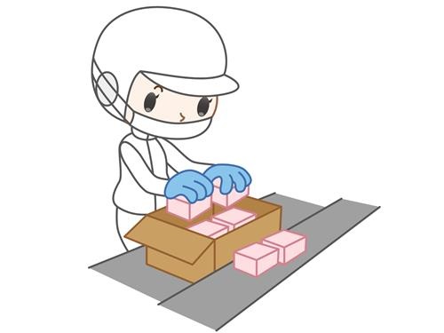 食品工場の軽作業