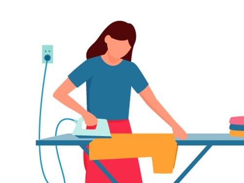 ハンガー掛け・アイロン掛け