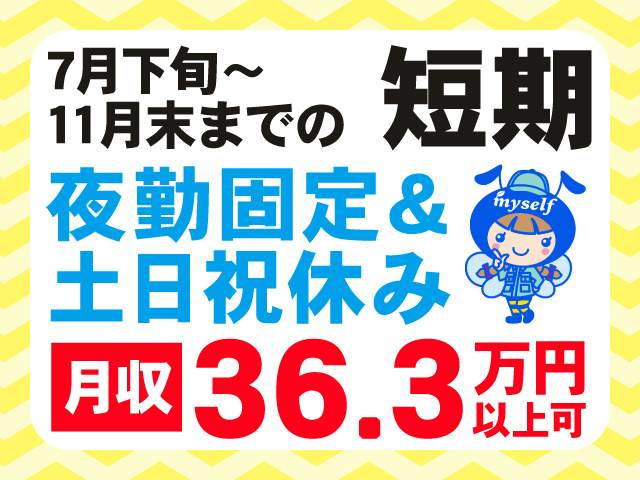 短期7月下旬～