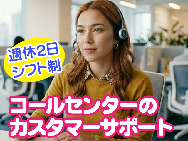 大牟田市/コールセンター/受電対応のみ/残業無し/服装自由/平日休み可