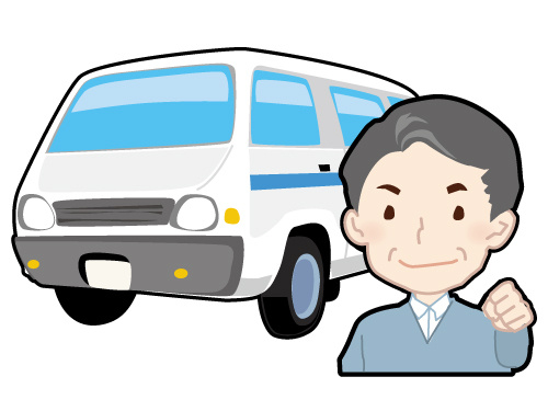 ワゴン車のイラスト
