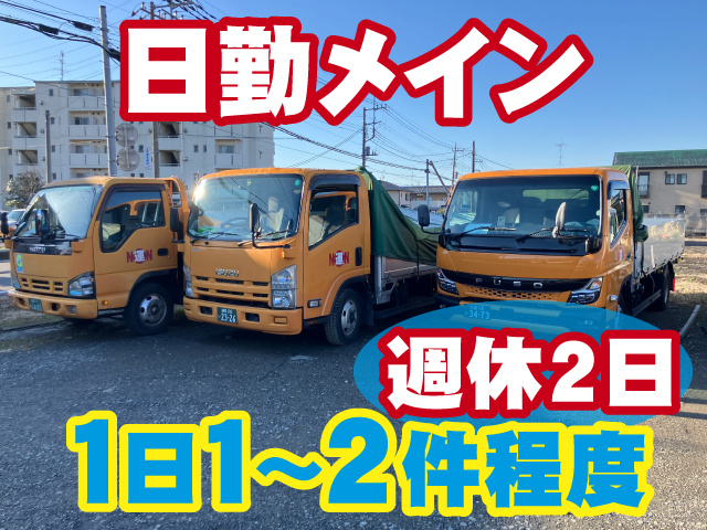 日勤メイン 週休2日 1日1～2件程度