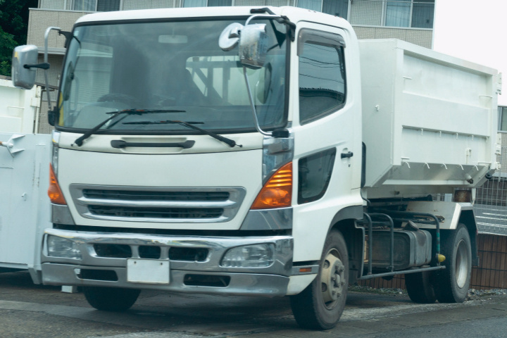 アームロール車の写真
