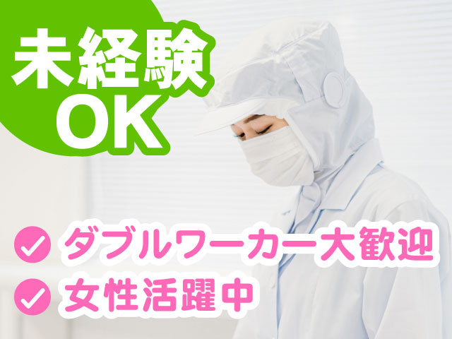 ダブルワーカー大歓迎、未経験者OK、女性活躍中