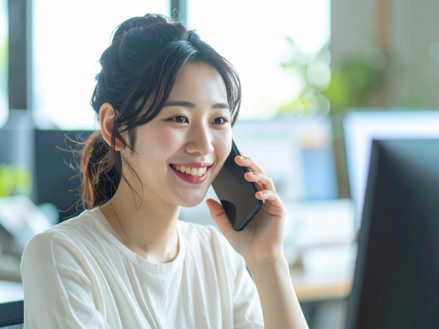 事務女性のイメージ写真