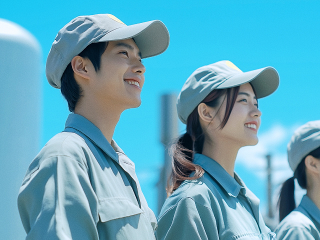 作業着男女のイメージ