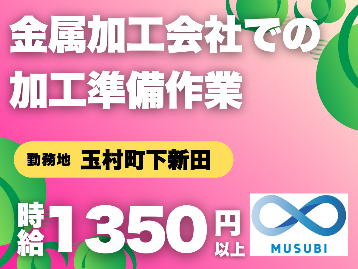 玉村町／金属加工の加工準備