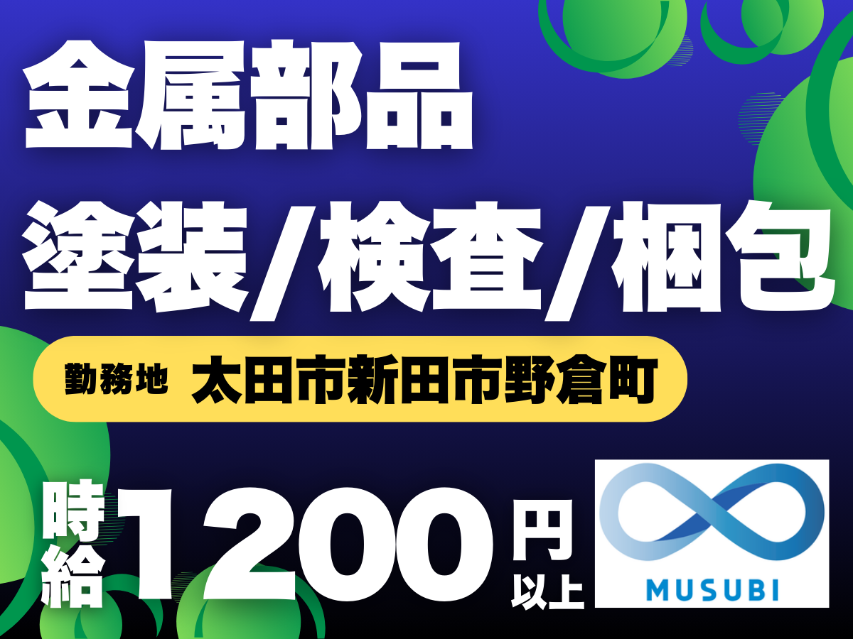 太田市／塗装や検査や梱包