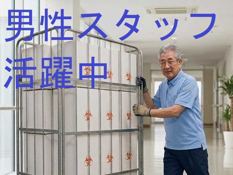 男性スタッフ活躍中