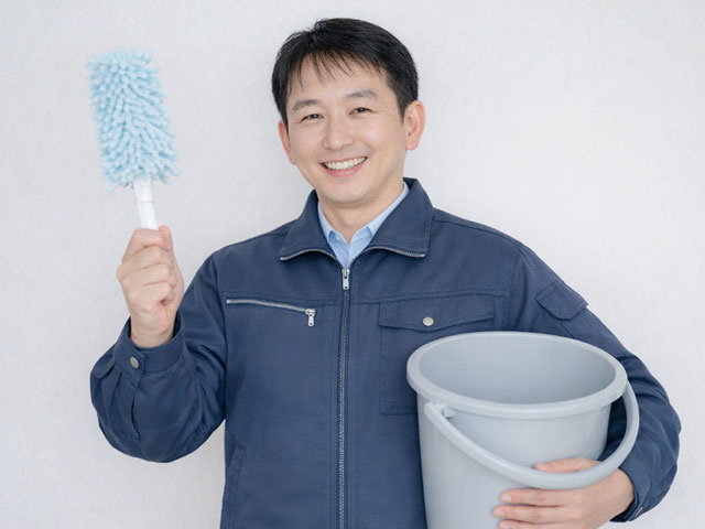 清掃　巡回　男性