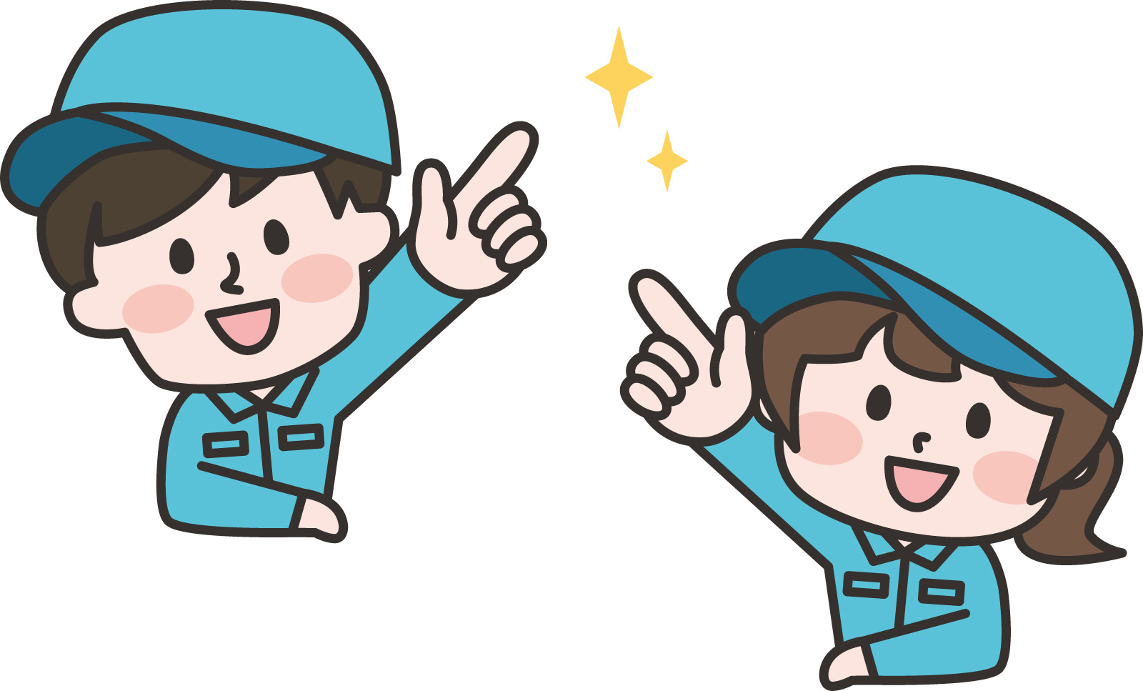 製造スタッフ　イラスト