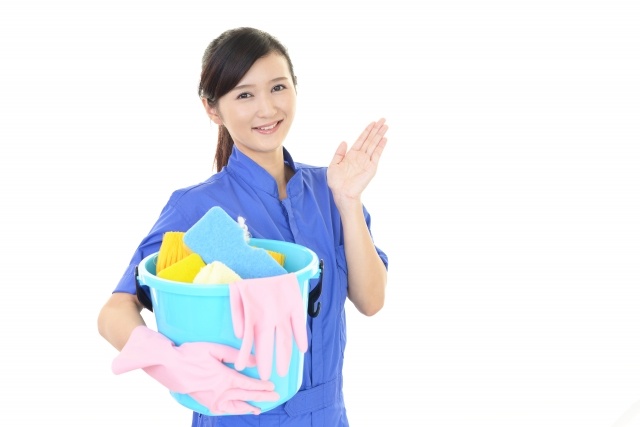 清掃スタッフ／女性／写真