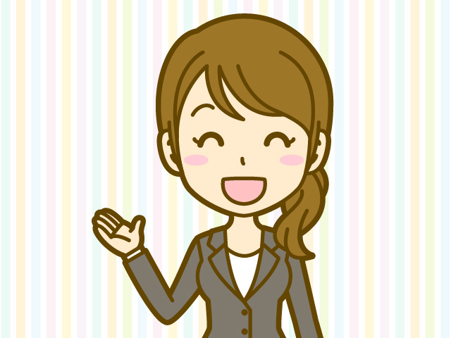 スーツ女性イラスト