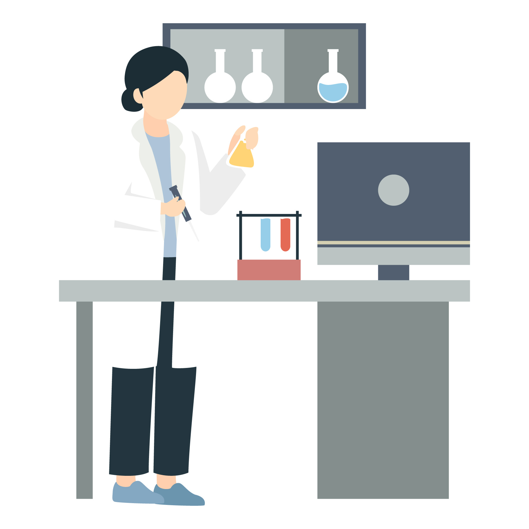 医薬品分析・PC入力