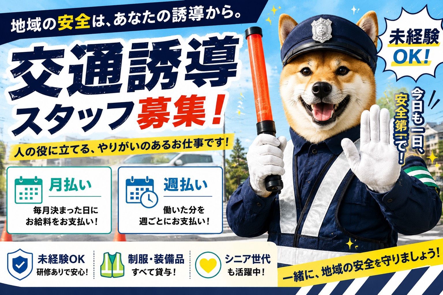 交通誘導募集