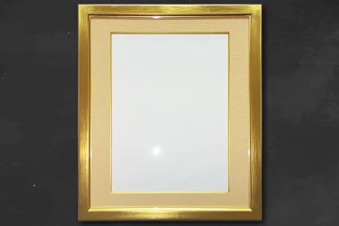 金色に輝くの額縁の画像